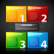 Abstract infographics banner design N45