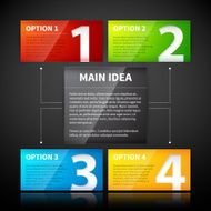 Abstract infographics banner design N49