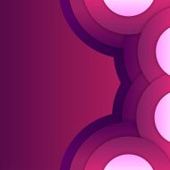 Abstract purple paper round shapes background N8