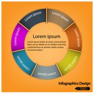 Modern infographics options banner N596