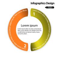 Modern circle infographics options banner N4