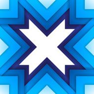 Abstract blue triangle shapes background N2