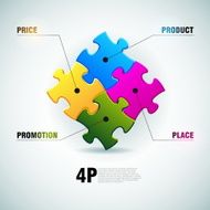 puzzle Infographic Elements N2