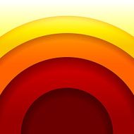 Abstract red and orange circles vector background N3