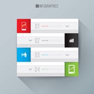Infographics vector design template N305