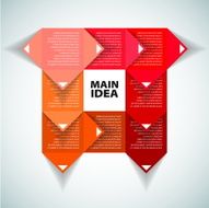 main idea Infographic Elements