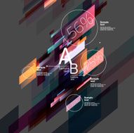 Infographics with abstract background N2