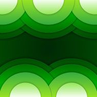 Abstract green round shapes background N2