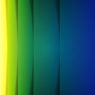 Abstract green and blue rectangle shapes