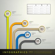 abstract 3d paper infographics N75