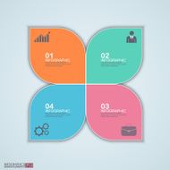 Abstract paper infographic N68