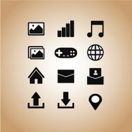Icons website Vector illustration N3