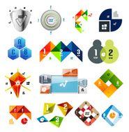 Set of infographic templates and elements