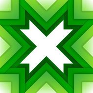 Abstract green triangle shapes background N6
