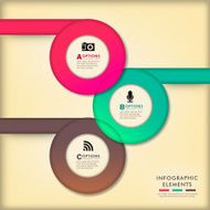 abstract 3d paper infographics N76