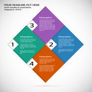 Vector template for presentations