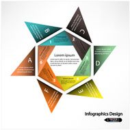 Modern colorful infographics options banner N10
