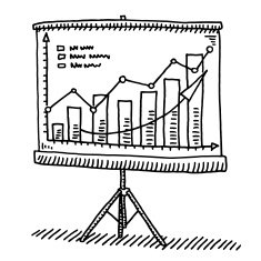 Screen Presentation Graph Success Drawing N2
