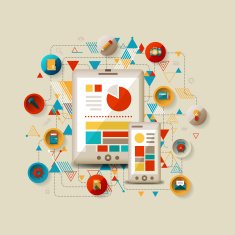Infographic Elements - Smartphone & Tablet N2