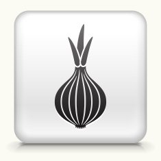 Square Button with Onion interface icon