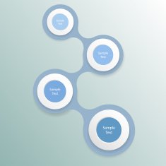 metaball colorful round diagram infographics N119