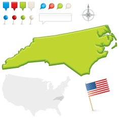 North Carolina State Map N2