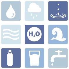 Vector Set of Water Icons N12