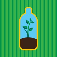 tree in bottle vector N2