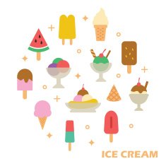 ice cream flat design