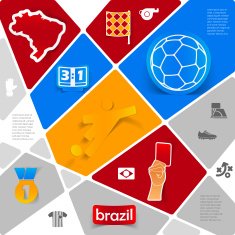 football soccer infographic N374