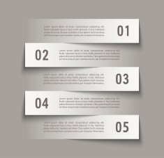 Infographic design with paper creative lines N4