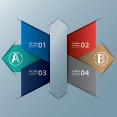 Abstract infographic N39