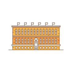 Building illustration line art N32