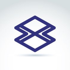 Vector abstract icon symbol N8
