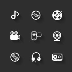 Vector design flat icons N10