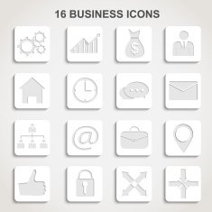 set business icons N5