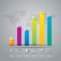 Infographics vector design template N282