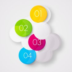 Abstract background with circles N9