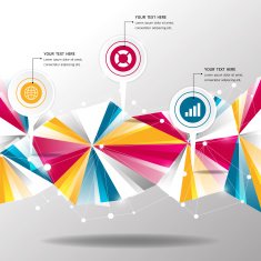 Modern Abstract Background geometric design Infographics-Vector illustration