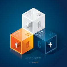 Infographics vector design template N283