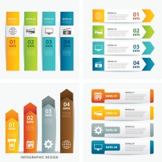 set of infographic templates N15
