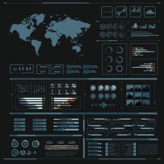 Graphic design element for infographic