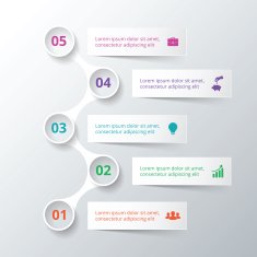 Vector elements for infographic N8