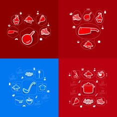 restaurant sticker infographic N9