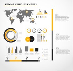 Human infographic vector illustration