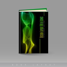 Modern abstract brochure as book N7