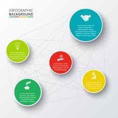Vector circle element for infographic N63