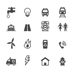 public utility icons