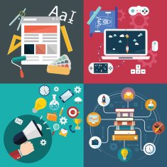 Colorful business marketing and finance concepts N23