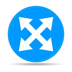 Fullscreen sign icon Arrows symbol N8